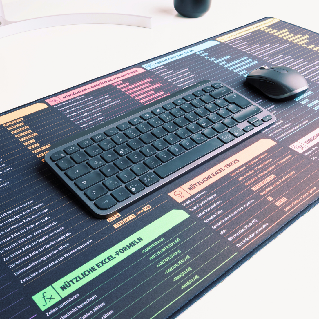 Ein Mauspad mit Excel Tastenkombination kaufen?