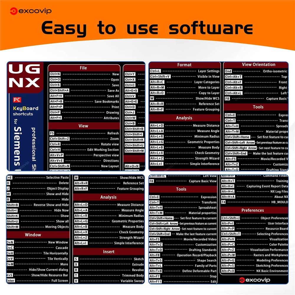 UGNX CNC-Programmierung Mauspad mit Shortcuts 3D-Modellierung - padlys.